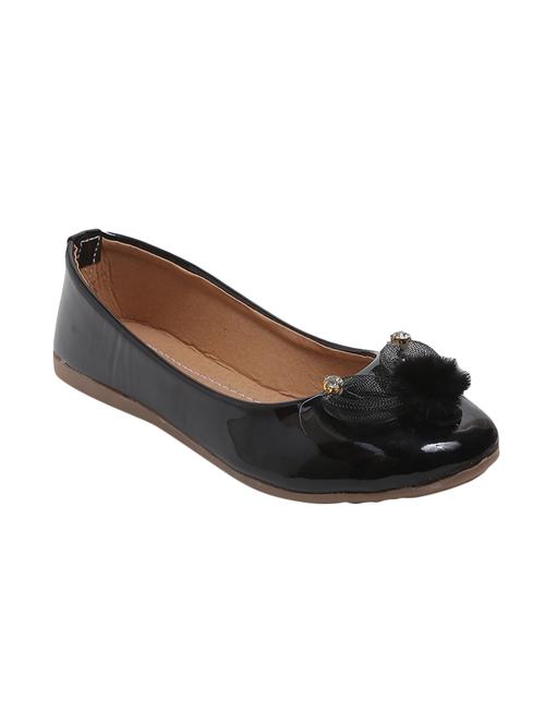 black patent slip on ballerina - 14904918 - Standard Image - 1