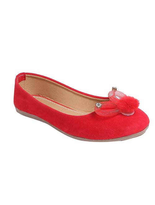 red patent slip on ballerina - 14904919 - Standard Image - 1