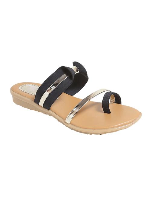 black one toe sandal - 14904929 - Standard Image - 1