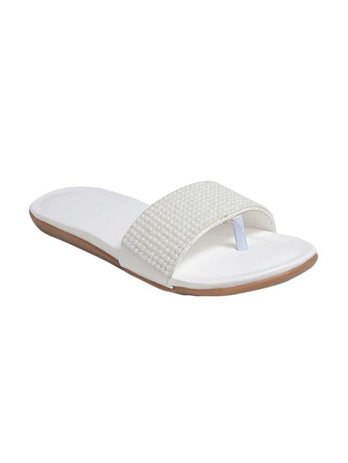 white toe separator sandal - 14904944 - Standard Image - 1