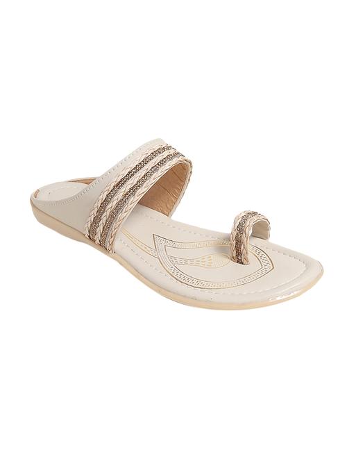 beige one toe sandal - 14904962 - Very Small Image - 1