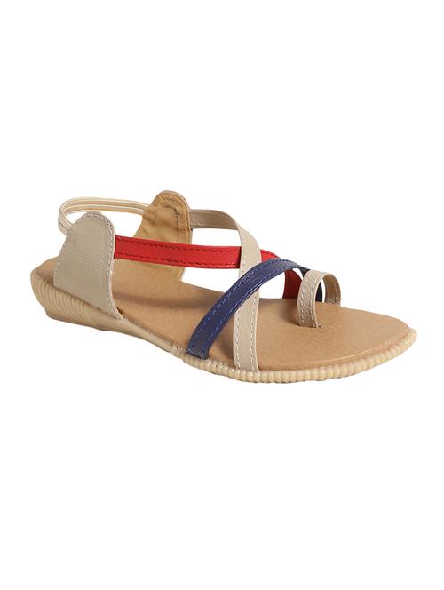 beige back strap sandal - 14904964 - Standard Image - 1