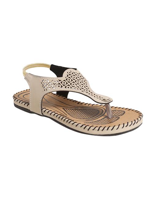 beige back strap sandal - 14904966 - Standard Image - 1