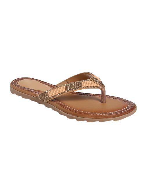 brown toe separator sandal - 14904967 - Standard Image - 1