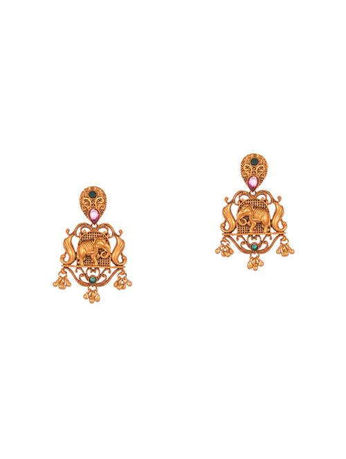 multi colored metal studs earrings - 14905043 - Standard Image - 1