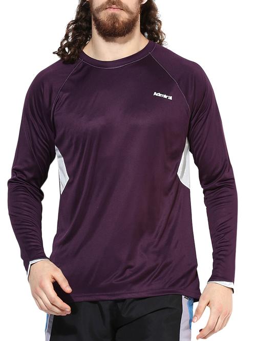 purple solid t-shirt - 14905434 - Very Small Image - 1