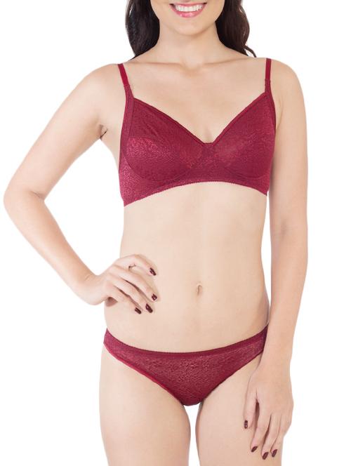 red bras and panty set - 14905640 - Very Small Image - 1