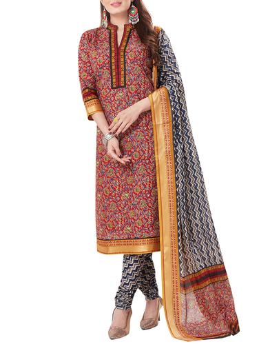 multi cotton churidaar suits unstitched suit - 14906887 - Very Small Image - 1