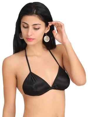 set of 2 halter neck solid bra - 14907040 - Standard Image - 3