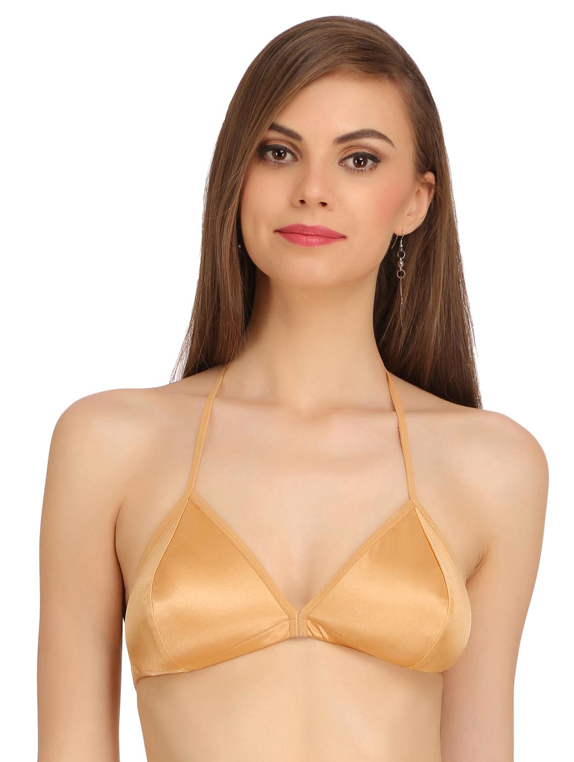 set of 2 halter neck solid bra - 14907040 - Zoom Image - 5