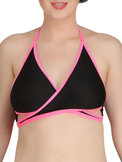 black cotton minimizer bra - 14907050 - Very Small Image - 1