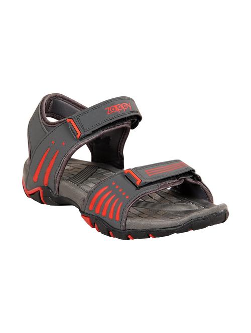 grey leatherette back strap floater - 14907159 - Very Small Image - 1