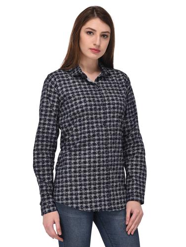 black colored cotton shirt - 14907178 - Very Small Image - 1
