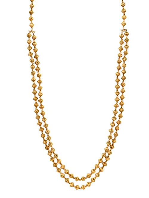 gold metal long necklace - 14907369 - Very Small Image - 1