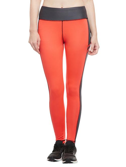 orange solid track pant - 14907405 - Very Small Image - 1