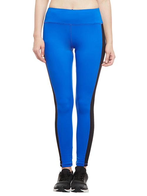blue solid track pant - 14907406 - Standard Image - 1
