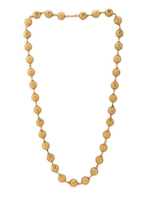 gold metal chain necklace - 14907417 - Very Small Image - 1
