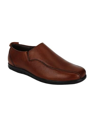 brown Leather formal slip on - 14907463 - Very Small Image - 1