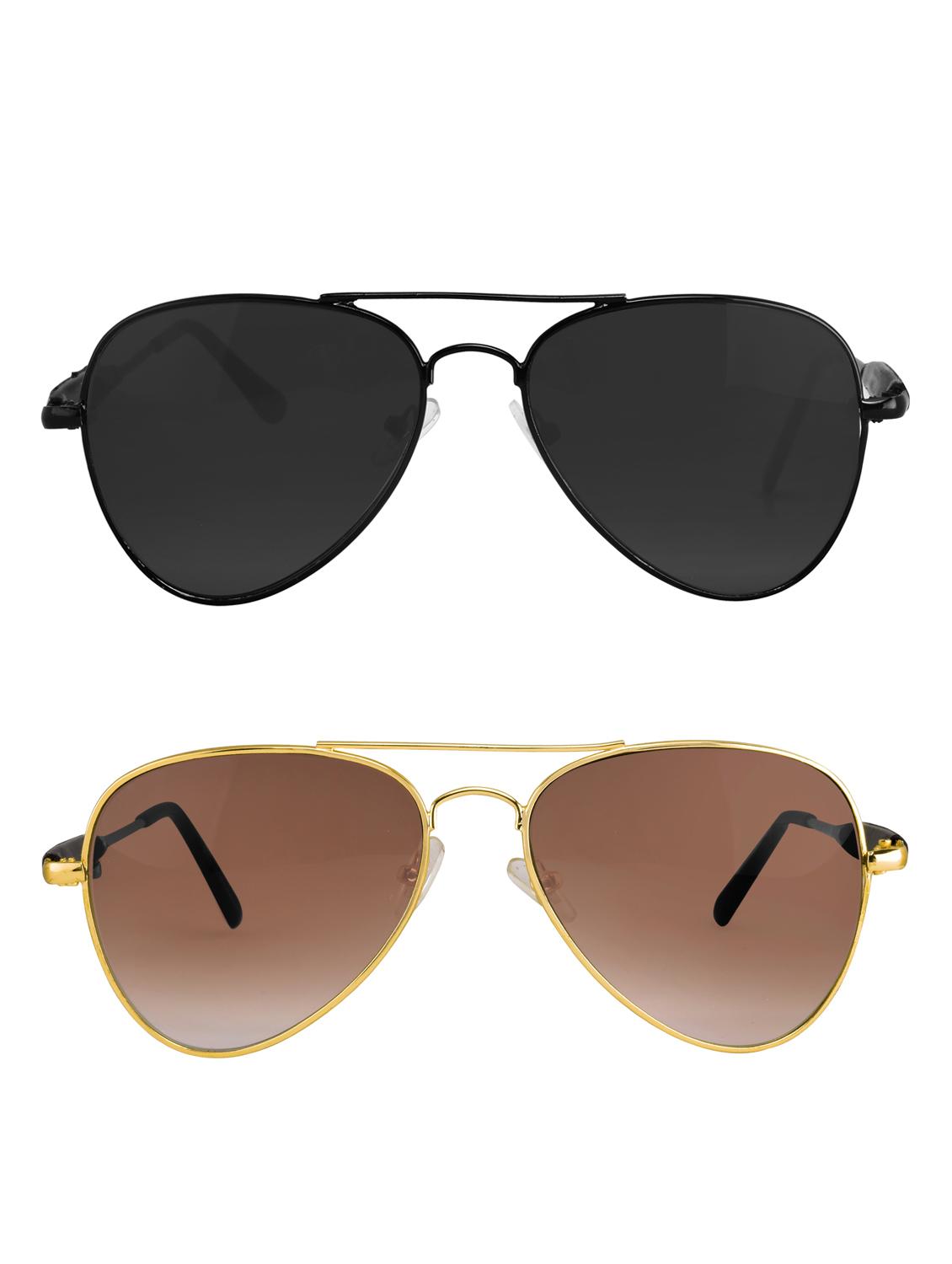Amour-Propre Multicolor Aviator Sunglass For Unisex (AM_CMB_LP_1054) - 14907604 - Zoom Image - 1