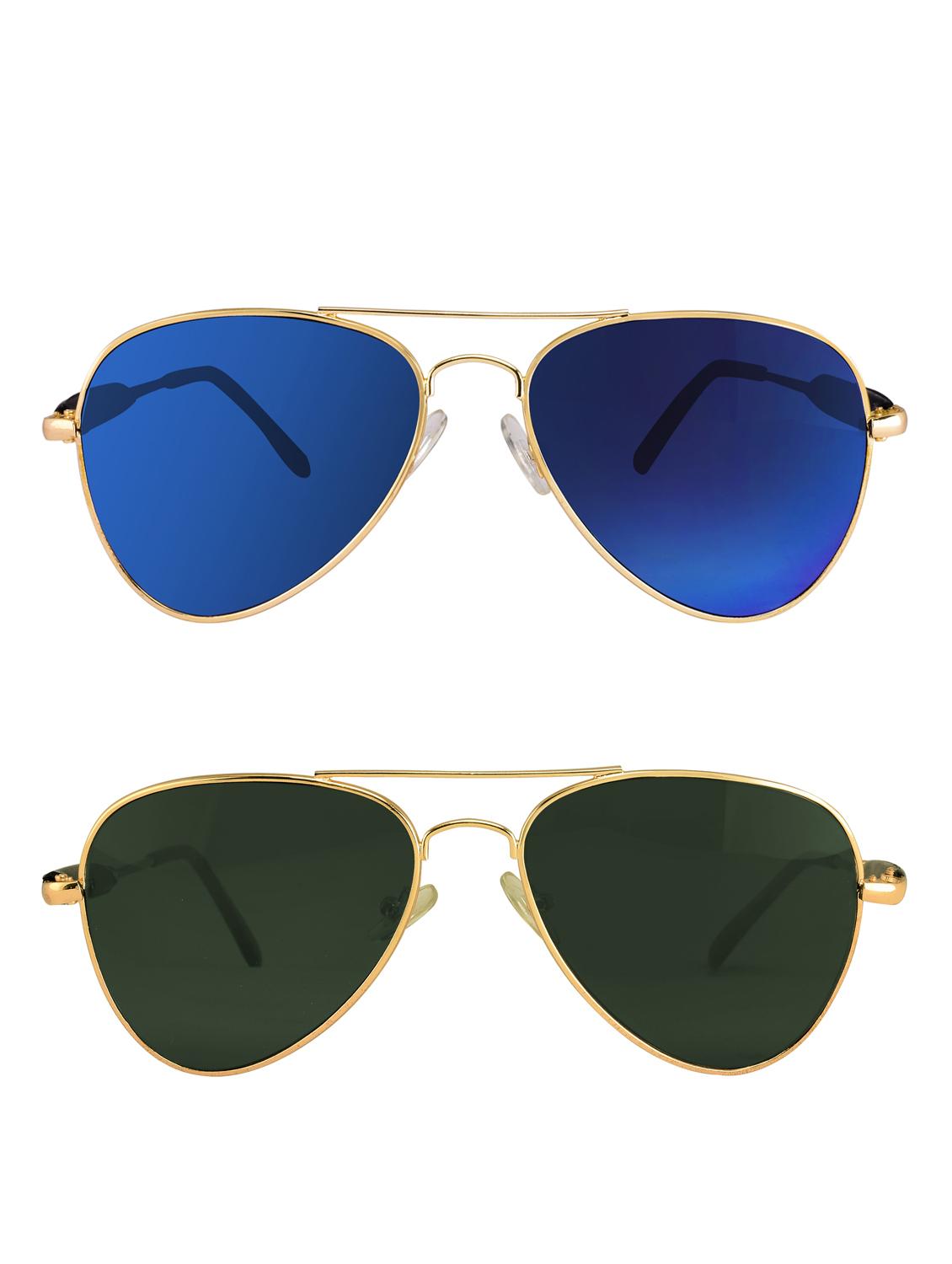 Amour-Propre Multicolor Aviator Sunglass For Unisex (AM_CMB_LP_1061) - 14907611 - Zoom Image - 1