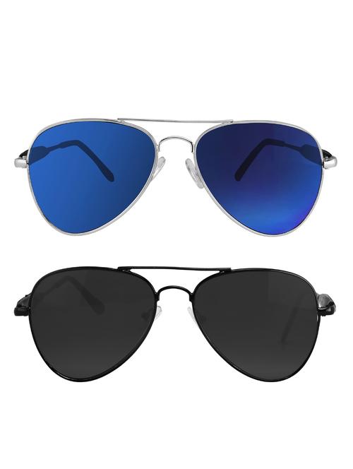 Amour-Propre Multicolor Aviator Sunglass (AM_CMB_LP_1087) - 14907637 - Standard Image - 1