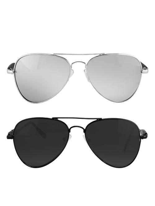 Amour-Propre Multicolor Aviator Sunglass (AM_CMB_LP_1090) - 14907640 - Standard Image - 1