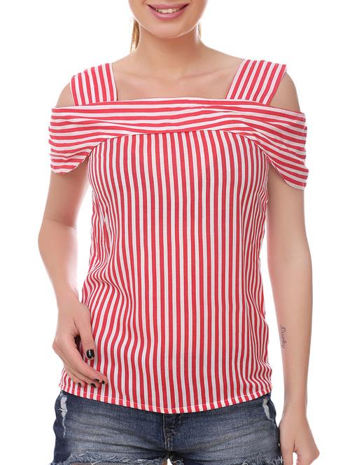 Red striped top - 14907878 - Standard Image - 1
