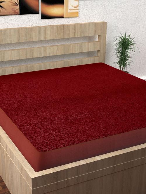Terry 100% Waterproof and Dustproof Premium King Size Mattress Protector (78" X 72") - 14907975 - Standard Image - 1