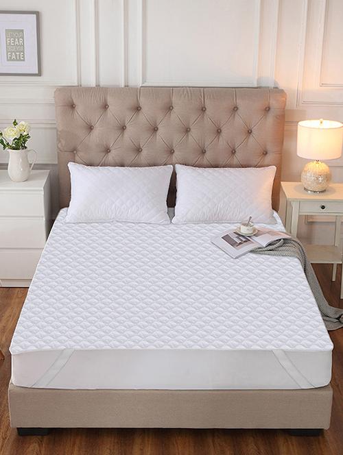 100% Cotton White Pinsonic Qulited Water Resistant Microfiber Doctor Recommended Allergy Free Mattress Protector-78 X 36 inch - 14908034 - Standard Image - 1