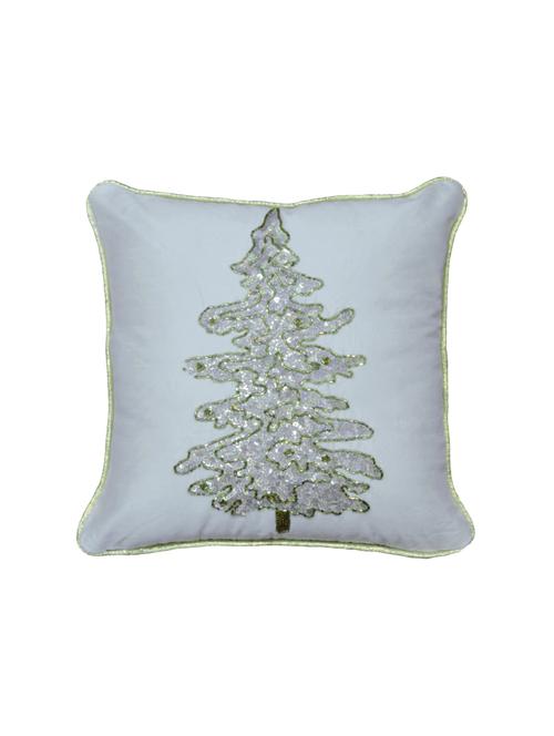 Set of 2 Embellished Cushion Cover Cream - 14908334 - Very Small Image - 1