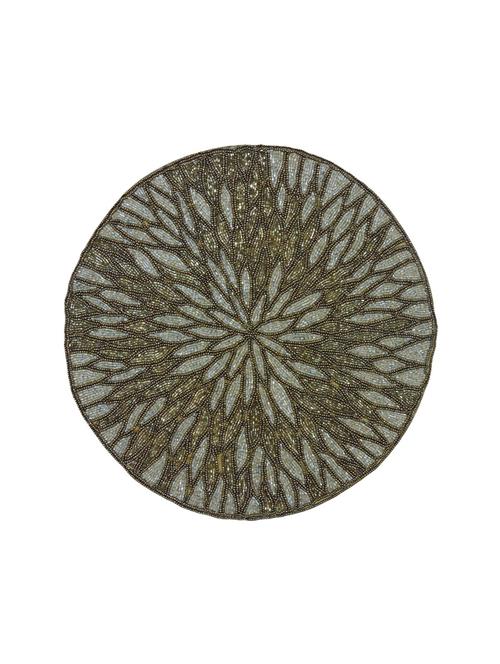 Embellished Placement Beige ( 35 x 35 Cms,Pack of - 1 ) - 14908408 - Standard Image - 1