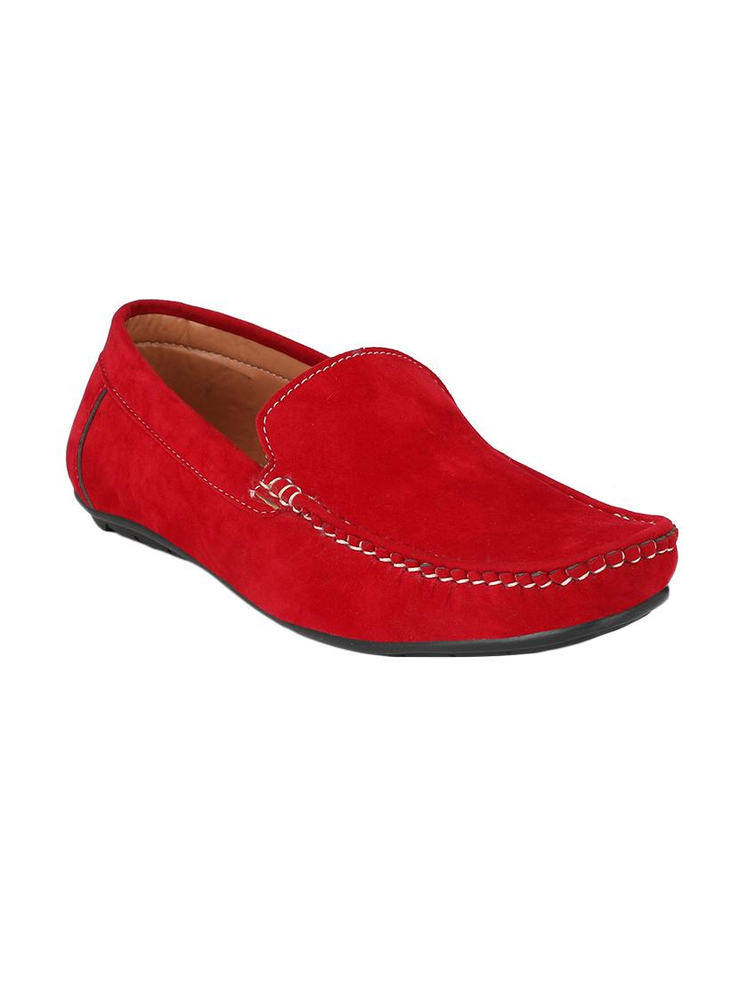 red suede slip on loafer - 14908763 - Zoom Image - 1