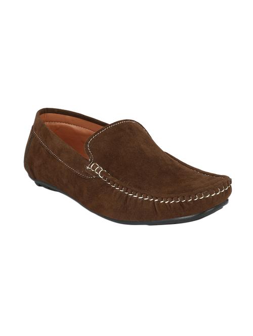 brown Suede slip on loafer - 14908764 - Standard Image - 1