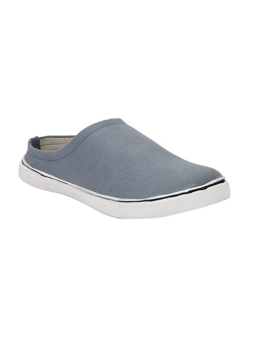 grey Canvas slip on mules - 14908785 - Standard Image - 1