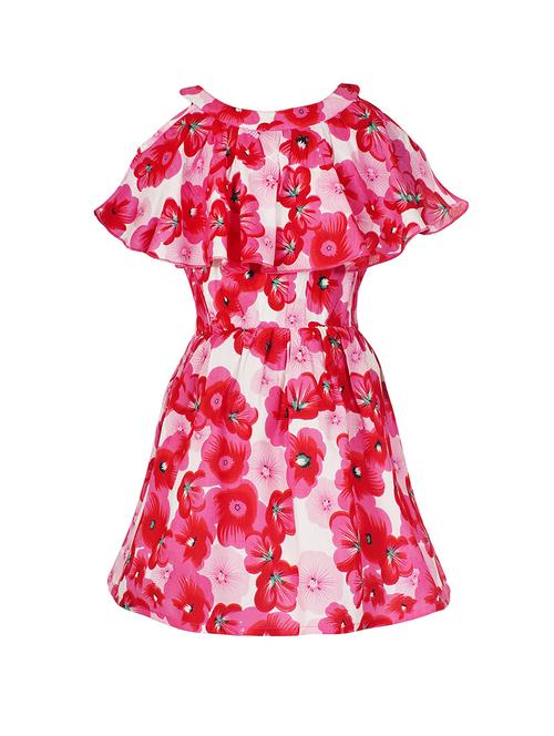 red cotton blend frock - 14908852 - Standard Image - 1
