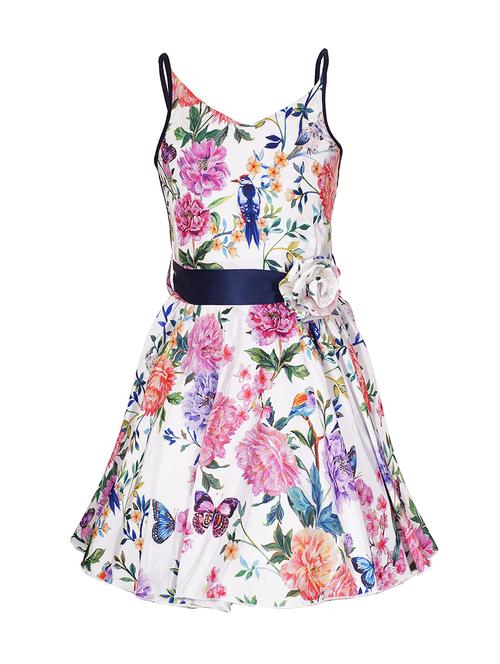 multi colored cotton blend frock - 14908853 - Standard Image - 1