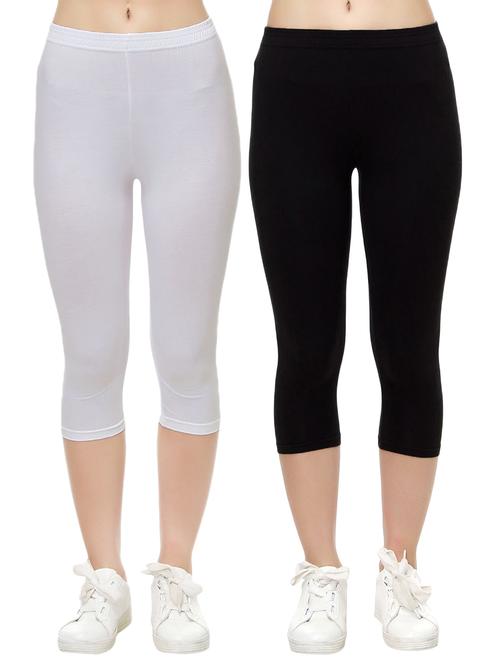 set of 2 multi colored capri legging - 14909297 - Standard Image - 1