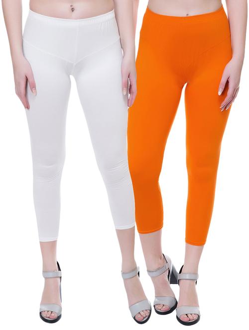 Set of 2 multicolored capri leggings - 14909483 - Standard Image - 1