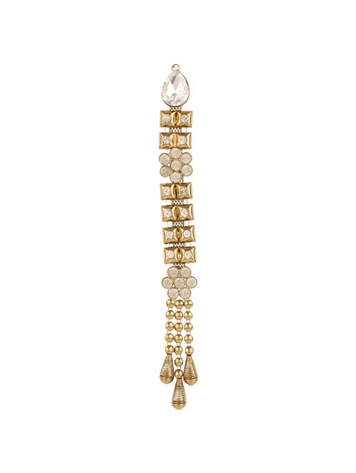 golden colored brass brooch - 14909652 - Standard Image - 1