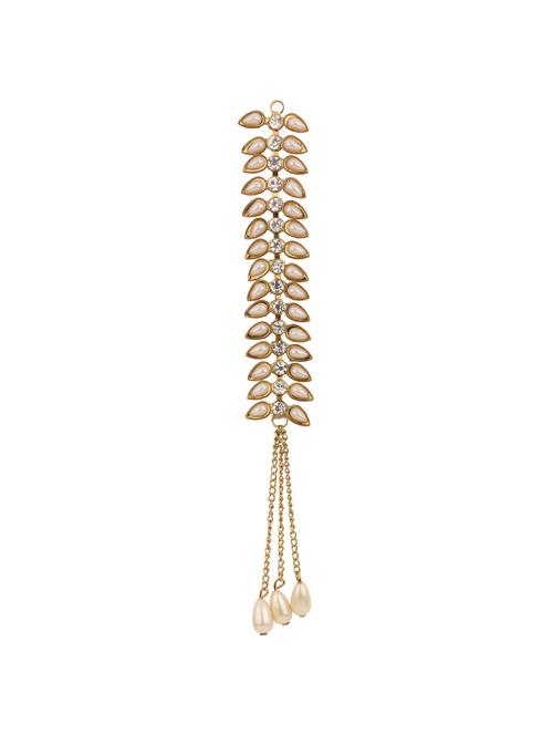 golden colored brass brooch - 14909654 - Standard Image - 1