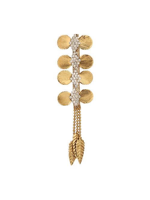 golden colored brass brooch - 14909671 - Standard Image - 1