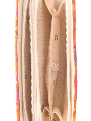 multi colored cotton minaudiere clutch - 14909729 - Standard Image - 3