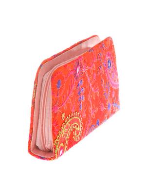 multi colored cotton minaudiere clutch - 14909729 - Standard Image - 4