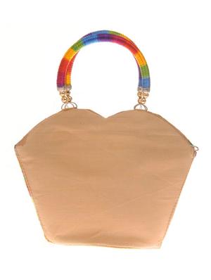 multi colored cotton polyester blend regular handbag - 14909774 - Standard Image - 2