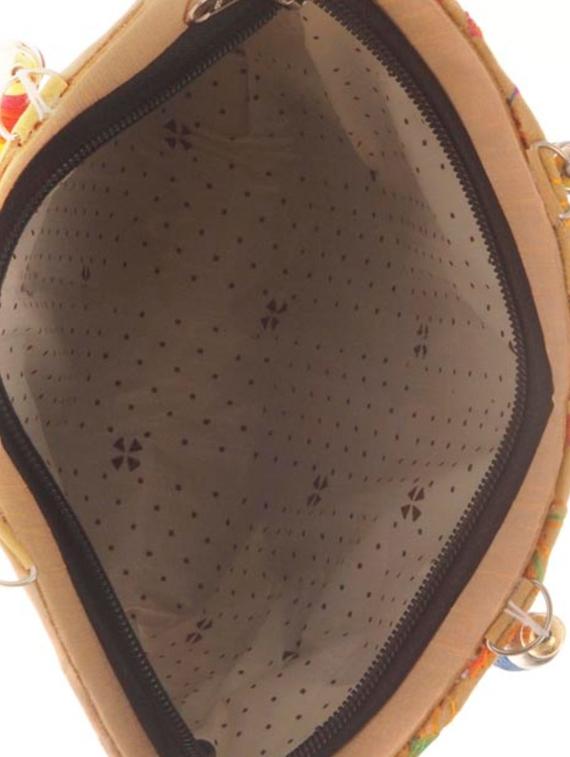 multi colored cotton polyester blend regular handbag - 14909774 - Zoom Image - 3