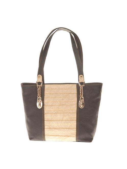 black leatherette regular handbag - 14909780 - Very Small Image - 1