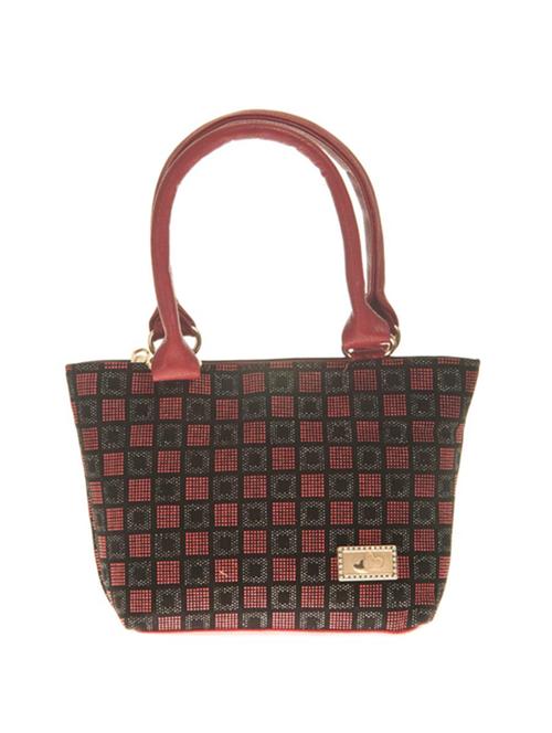 brown cotton polyester blend regular handbag - 14909784 - Standard Image - 1