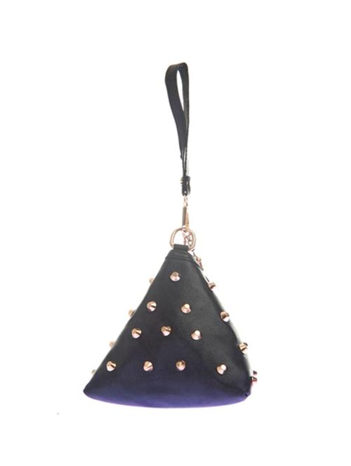 black leatherette sling bag - 14910227 - Standard Image - 1