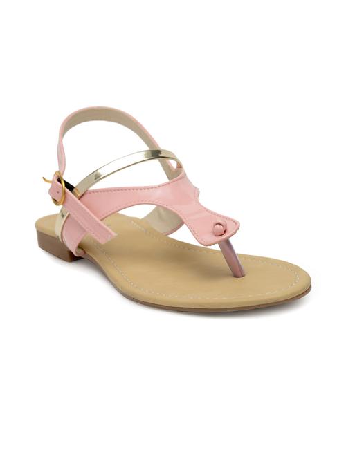 pink patent leather back strap sandals - 14910353 - Standard Image - 1