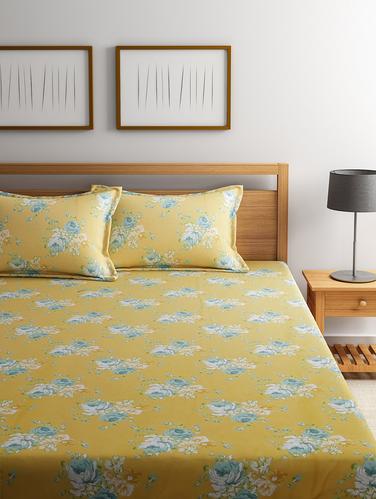 Cotton 180 TC Cotton Bedsheet with 2 pillow covers - 14910494 - Very Small Image - 1